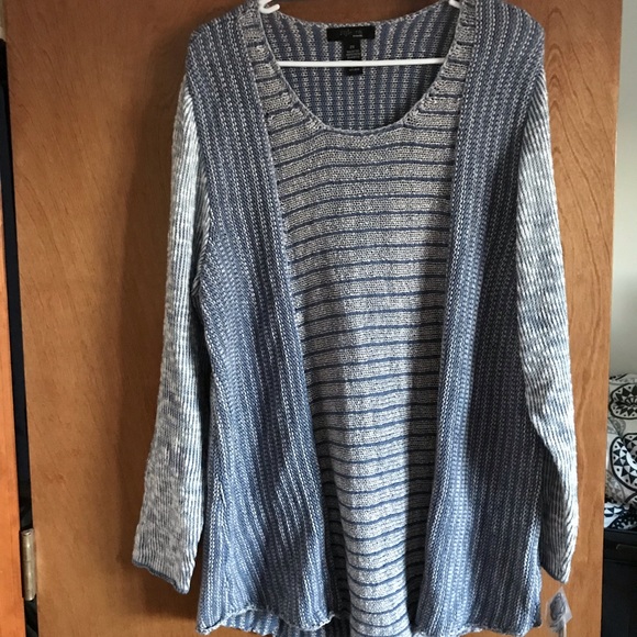 Style & Co. Sweaters - NWT Style & Co. Striped Sweater 2X